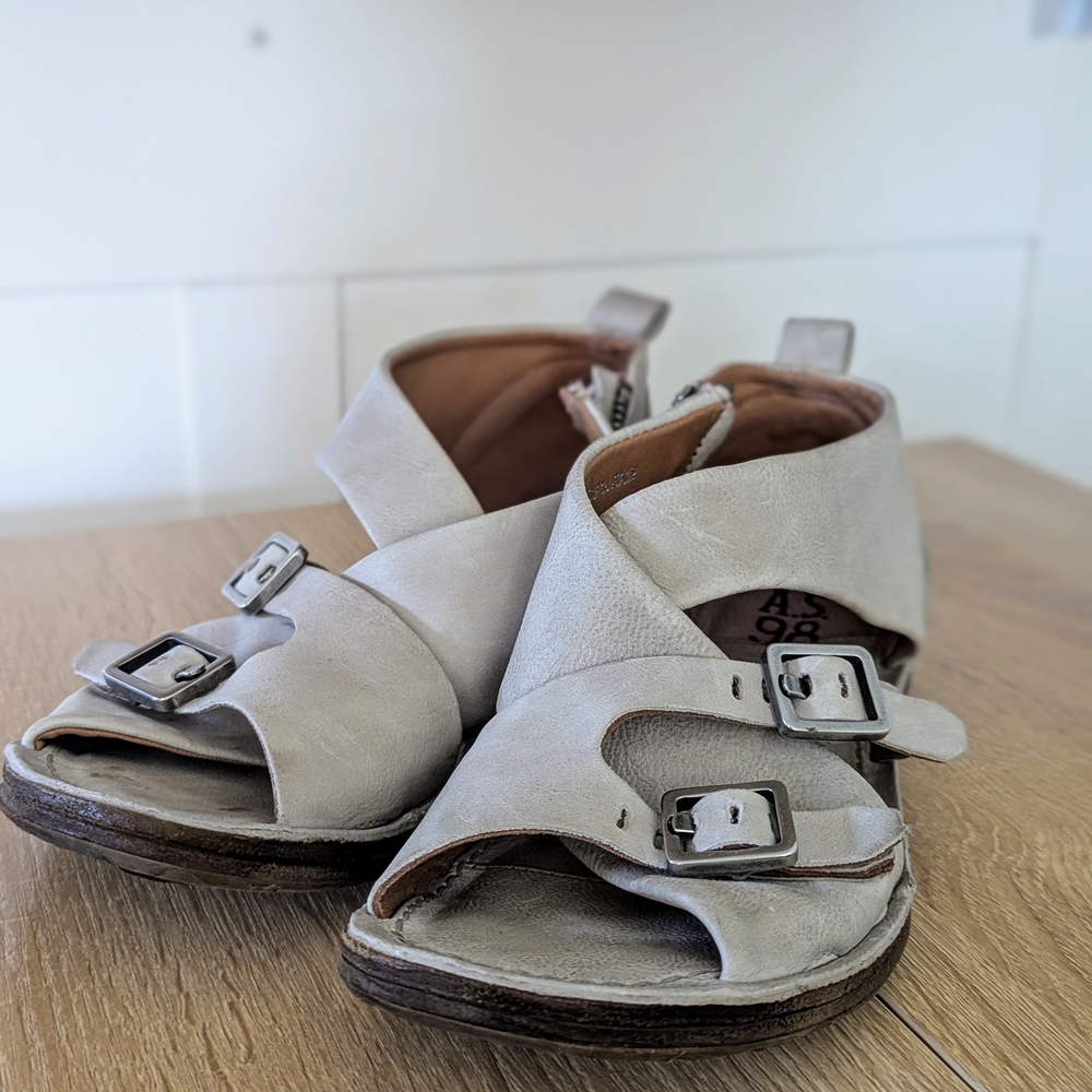 A.S.98 Women's Sandals in Cream